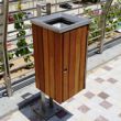 Timber Litter Bins